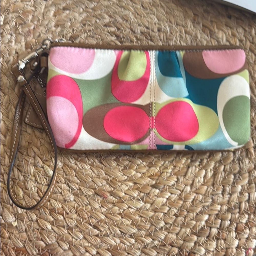 Colorful Women's Wristlet Clutch